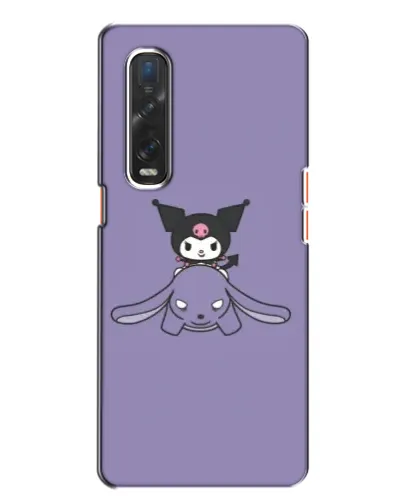 Чехол для OPPO Find X2 с картинкой «Kuromi на лиловом фоне» Чехол для OPPO Find X2 с картинкой «Kuromi на лиловом фоне»