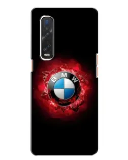Чехол для OPPO Find X2 с картинкой «Логотип BMW — вспышка»