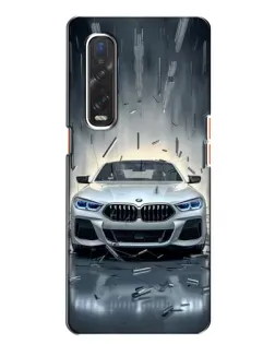 Чехол для OPPO Find X2 с картинкой «BMW в свете фар»
