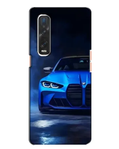 Чехол для OPPO Find X2 с картинкой «Голубая BMW M4» Чехол для OPPO Find X2 с картинкой «Голубая BMW M4»