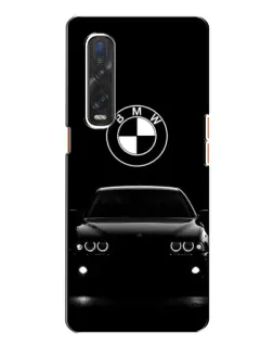 Чехол для OPPO Find X2 с картинкой «BMW — взгляд из темноты»