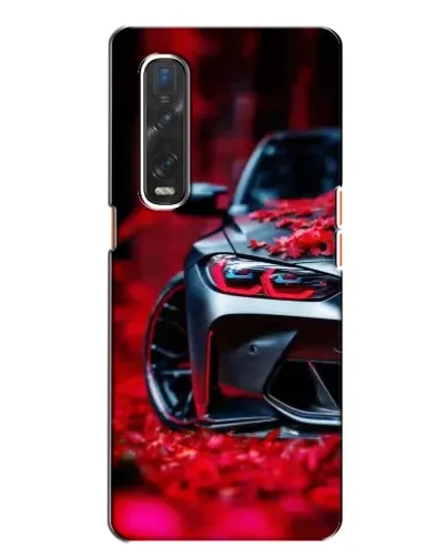 Чехол для OPPO Find X2 с картинкой «Спортивная BMW и цветы» Чехол для OPPO Find X2 с картинкой «Спортивная BMW и цветы»