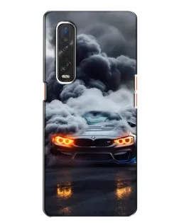 Чехол для OPPO Find X2 с картинкой «BMW в дыму»