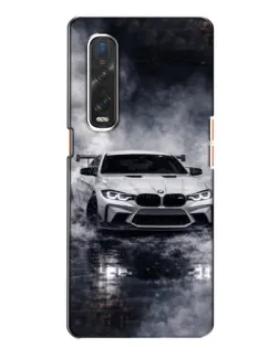 Чехол для OPPO Find X2 с картинкой «BMW сквозь туман»