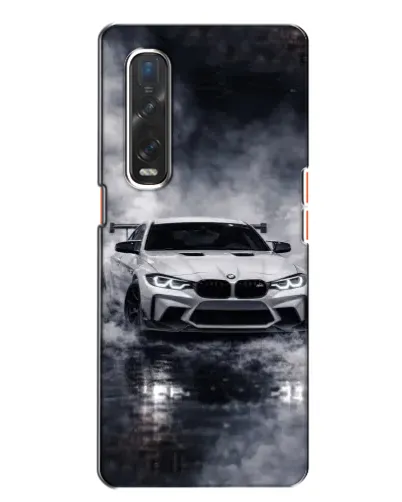 Чехол для OPPO Find X2 с картинкой «BMW сквозь туман» Чехол для OPPO Find X2 с картинкой «BMW сквозь туман»