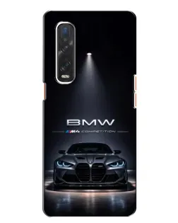 Чехол для OPPO Find X2 с картинкой «BMW сквозь ночной город»