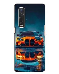 Чехол для OPPO Find X2 с картинкой «BMW — золотая эмблема»
