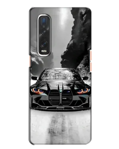 Чехол для OPPO Find X2 с картинкой «BMW — акварельный дрифт» Чехол для OPPO Find X2 с картинкой «BMW — акварельный дрифт»