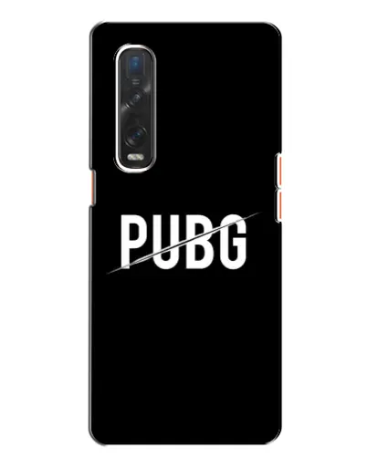 Чехол для OPPO Find X2 с картинкой «PUBG — белый логотип» Чехол для OPPO Find X2 с картинкой «PUBG — белый логотип»