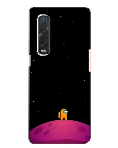 Чехол для OPPO Find X2 с картинкой «Одинокий герой на планете»