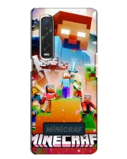 Чохол для OPPO Find X2 з картинкою «Minecraft герої гри» Чохол для OPPO Find X2 з картинкою «Minecraft герої гри»