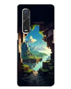 Чохол для OPPO Find X2 з картинкою «Вид з печери» Чохол для OPPO Find X2 з картинкою «Вид з печери»