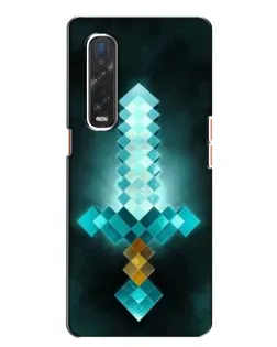 Чохол для OPPO Find X2 з картинкою «Алмазний меч неон» Чохол для OPPO Find X2 з картинкою «Алмазний меч неон»