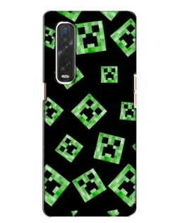 Чохол для OPPO Find X2 з картинкою «Паттерн з кріперами» Чохол для OPPO Find X2 з картинкою «Паттерн з кріперами»