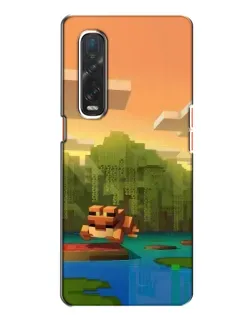 Чохол для OPPO Find X2 з картинкою «Майнкрафт захід сонця» Чохол для OPPO Find X2 з картинкою «Майнкрафт захід сонця»