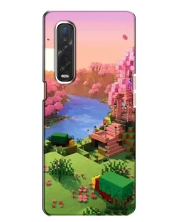 Чохол для OPPO Find X2 з картинкою «Рожеве дерево Minecraft» Чохол для OPPO Find X2 з картинкою «Рожеве дерево Minecraft»