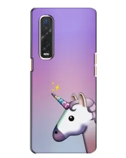 Чехол для OPPO Find X2 с картинкой «Единорог градиент» Чехол для OPPO Find X2 с картинкой «Единорог градиент»