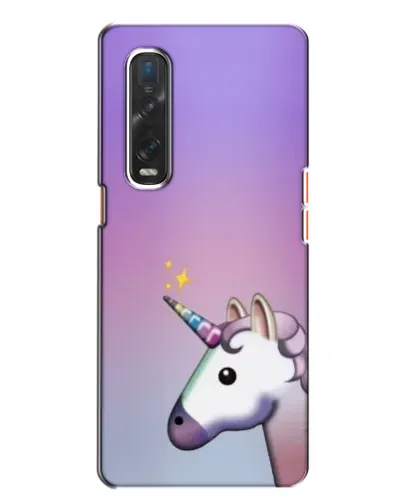 Чехол для OPPO Find X2 с картинкой «Единорог градиент» Чехол для OPPO Find X2 с картинкой «Единорог градиент»