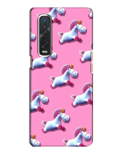 Чехол для OPPO Find X2 с картинкой «Единороги на розовом» Чехол для OPPO Find X2 с картинкой «Единороги на розовом»