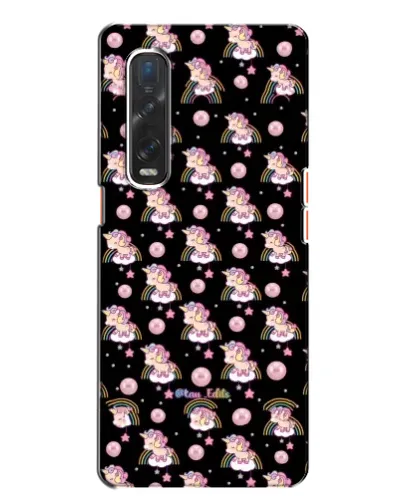 Чехол для OPPO Find X2 с картинкой «Magic Unicorn паттерн» Чехол для OPPO Find X2 с картинкой «Magic Unicorn паттерн»
