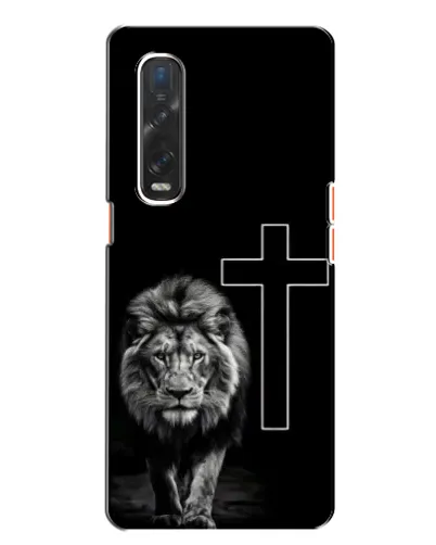 Чехол для OPPO Find X2 с картинкой «Лев и Крест» Чехол для OPPO Find X2 с картинкой «Лев и Крест»