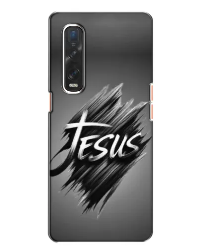 Чехол для OPPO Find X2 с картинкой «Надпись Jesus Graffiti» Чехол для OPPO Find X2 с картинкой «Надпись Jesus Graffiti»