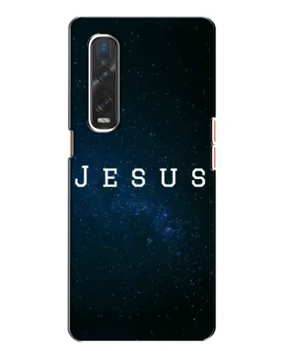 Чехол для OPPO Find X2 с картинкой «Звездное небо Jesus» Чехол для OPPO Find X2 с картинкой «Звездное небо Jesus»