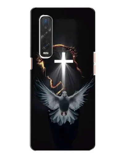 Чехол для OPPO Find X2 с картинкой «Голубь и Свет» Чехол для OPPO Find X2 с картинкой «Голубь и Свет»