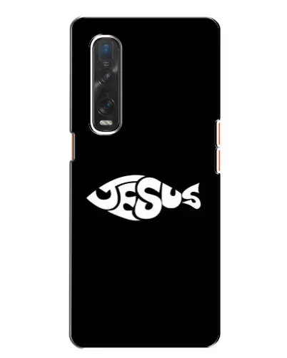 Чехол для OPPO Find X2 с картинкой «Рыба Jesus» Чехол для OPPO Find X2 с картинкой «Рыба Jesus»