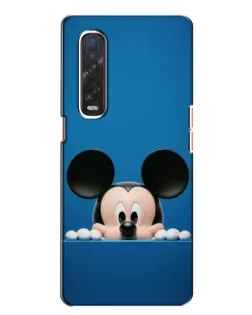 Чехол для OPPO Find X2 с картинкой «Микки выглядывает» Чехол для OPPO Find X2 с картинкой «Микки выглядывает»