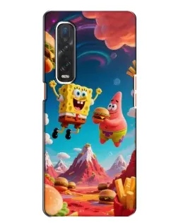 Чехол для OPPO Find X2 с картинкой «Космический фастфуд» Чехол для OPPO Find X2 с картинкой «Космический фастфуд»