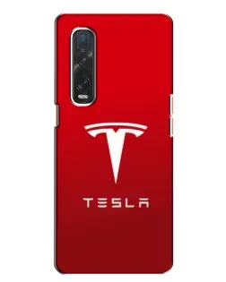 Чехол для OPPO Find X2 с картинкой «Tesla Red Classic» Чехол для OPPO Find X2 с картинкой «Tesla Red Classic»