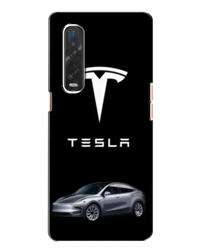 Чехол для OPPO Find X2 с картинкой «Tesla Model Y»