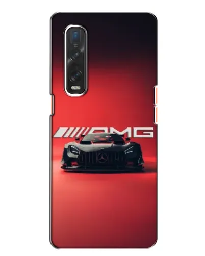 Чехол для OPPO Find X2 с картинкой «Mercedes AMG — красная линия» Чехол для OPPO Find X2 с картинкой «Mercedes AMG — красная линия»