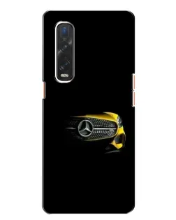 Чехол для OPPO Find X2 с картинкой «Mercedes — ретро стиль»