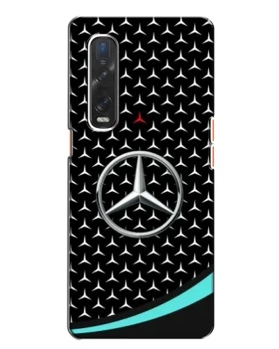 Чехол для OPPO Find X2 с картинкой «Mercedes — бирюзовый акцент» Чехол для OPPO Find X2 с картинкой «Mercedes — бирюзовый акцент»