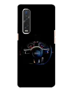 Чехол для OPPO Find X2 с картинкой «Салон Audi — руль» Чехол для OPPO Find X2 с картинкой «Салон Audi — руль»