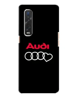 Чехол для OPPO Find X2 с картинкой «Логотип Audi Heart» Чехол для OPPO Find X2 с картинкой «Логотип Audi Heart»