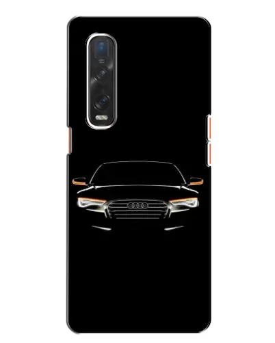 Чехол для OPPO Find X2 с картинкой «Audi — ночной контур» Чехол для OPPO Find X2 с картинкой «Audi — ночной контур»
