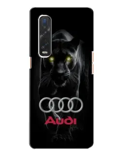 Чехол для OPPO Find X2 с картинкой «Пантера и Audi» Чехол для OPPO Find X2 с картинкой «Пантера и Audi»