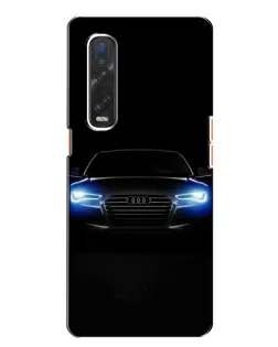 Чехол для OPPO Find X2 с картинкой «Audi в неоне» Чехол для OPPO Find X2 с картинкой «Audi в неоне»