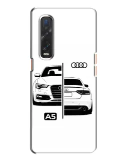 Чехол для OPPO Find X2 с картинкой «Audi — контрастный дизайн» Чехол для OPPO Find X2 с картинкой «Audi — контрастный дизайн»