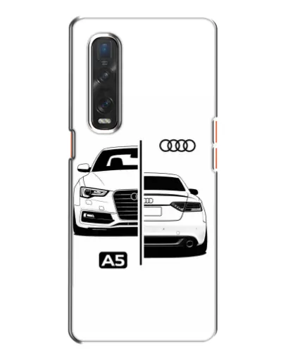 Чехол для OPPO Find X2 с картинкой «Audi — контрастный дизайн» Чехол для OPPO Find X2 с картинкой «Audi — контрастный дизайн»