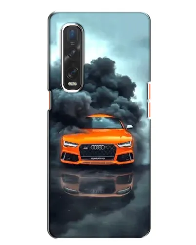 Чехол для OPPO Find X2 с картинкой «Audi в облаках дыма» Чехол для OPPO Find X2 с картинкой «Audi в облаках дыма»