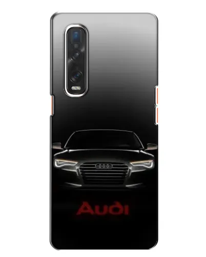 Чехол для OPPO Find X2 с картинкой «Audi — градиентный контур» Чехол для OPPO Find X2 с картинкой «Audi — градиентный контур»