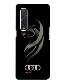 Чехол для OPPO Find X2 с картинкой «Графика — пантера и Audi» Чехол для OPPO Find X2 с картинкой «Графика — пантера и Audi»