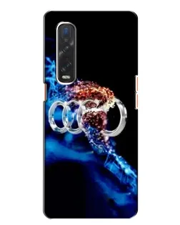 Чехол для OPPO Find X2 с картинкой «Энергия лого Audi» Чехол для OPPO Find X2 с картинкой «Энергия лого Audi»