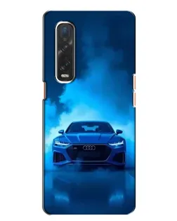 Чехол для OPPO Find X2 с картинкой «Audi — голубая энергия» Чехол для OPPO Find X2 с картинкой «Audi — голубая энергия»