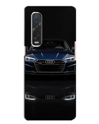 Чехол для OPPO Find X2 с картинкой «Audi — ночное отражение» Чехол для OPPO Find X2 с картинкой «Audi — ночное отражение»