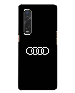 Чехол для OPPO Find X2 с картинкой «Audi White Logo» Чехол для OPPO Find X2 с картинкой «Audi White Logo»